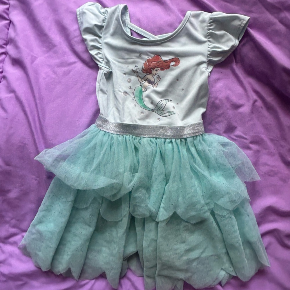 Disney princess Ariel dress 3t light blue